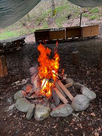 Lagerfeuer Seminarhaus Lampst&auml;tt in Soyen in Bayern